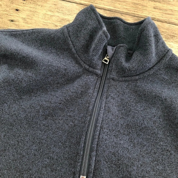 J Crew Mercantile Marled Fleece Zip Up Pullover S - Picture 4 of 7